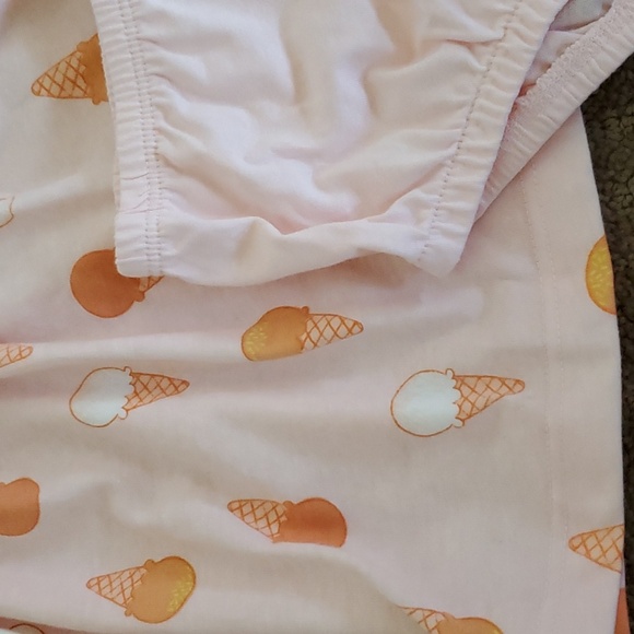 Baby Girls Carter's ICE CREAM CONES Tank Dress Diaper Cover Size 12 18 24 Mo NWT - Picture 5 of 5